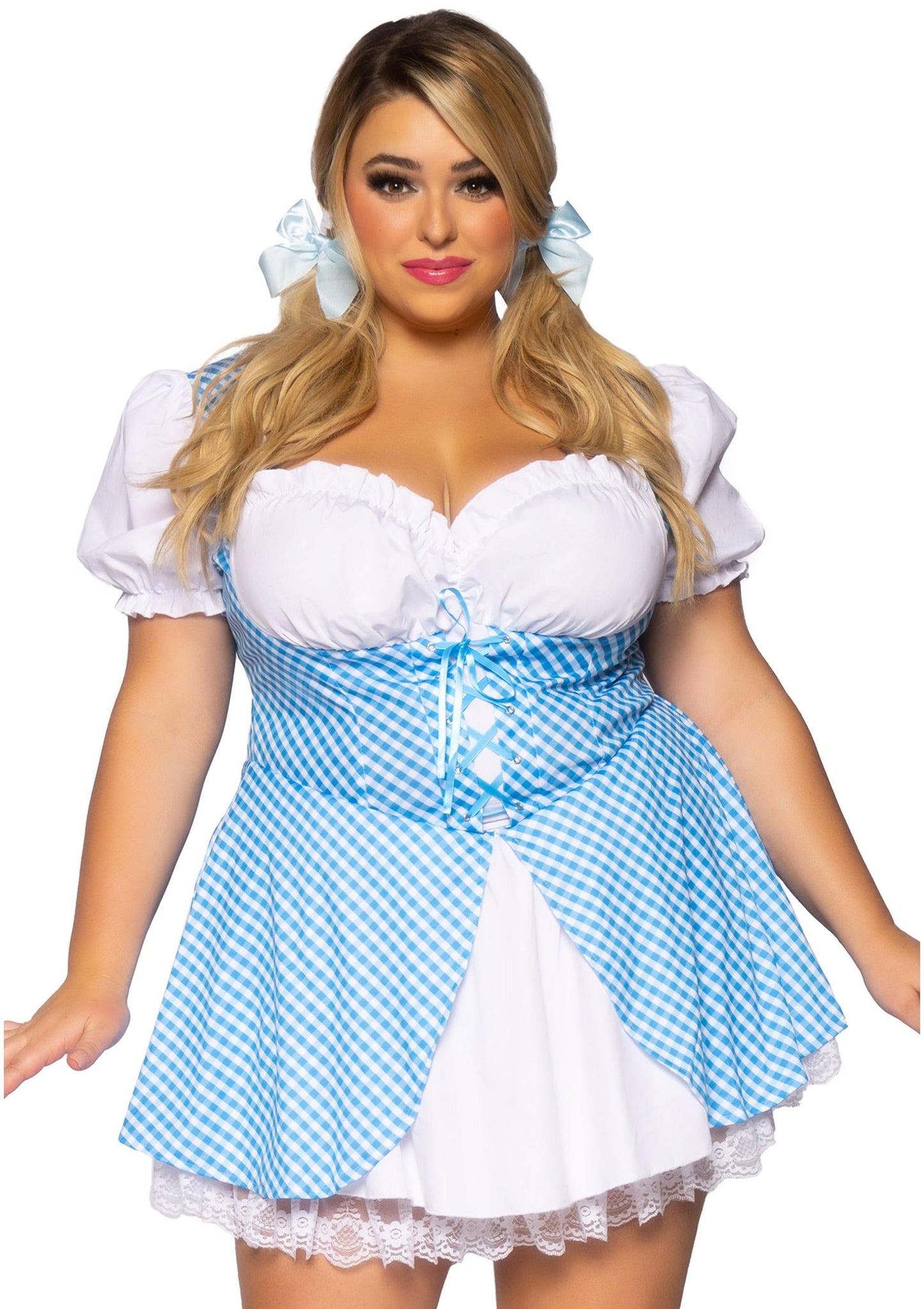 Plus Gingham Dress