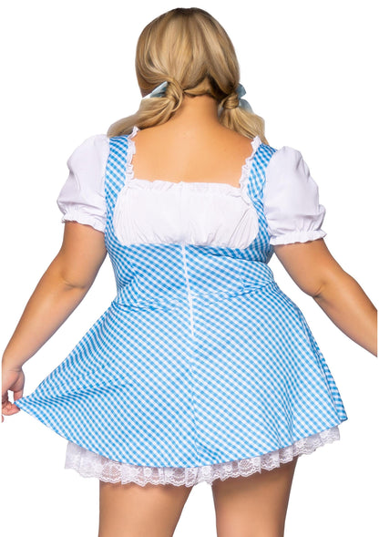 Plus Gingham Dress