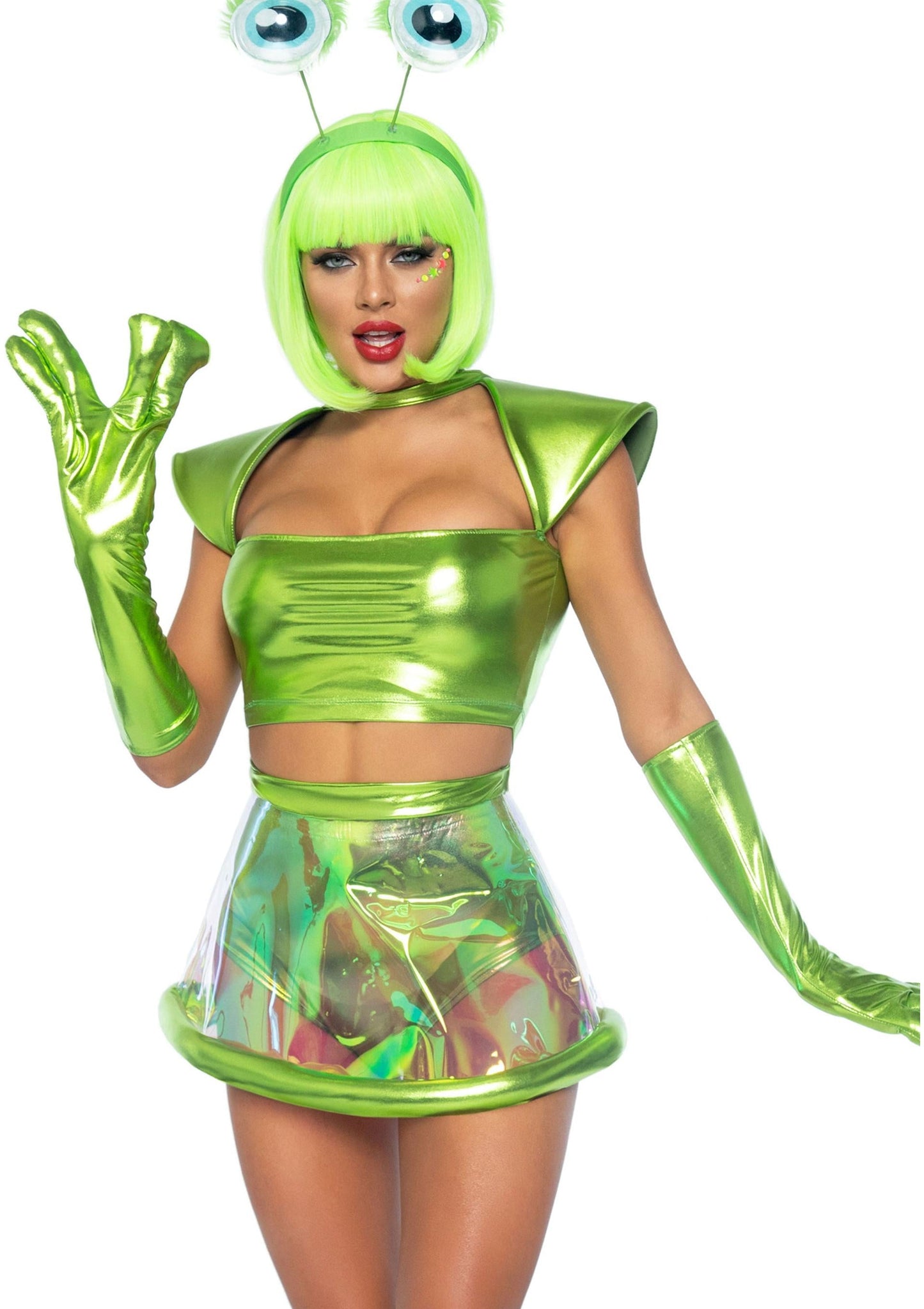 Beam Me Up Babe Top and Skirt