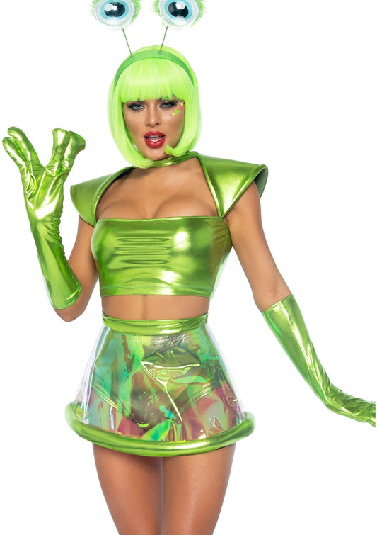 Beam Me Up Babe Top and Skirt
