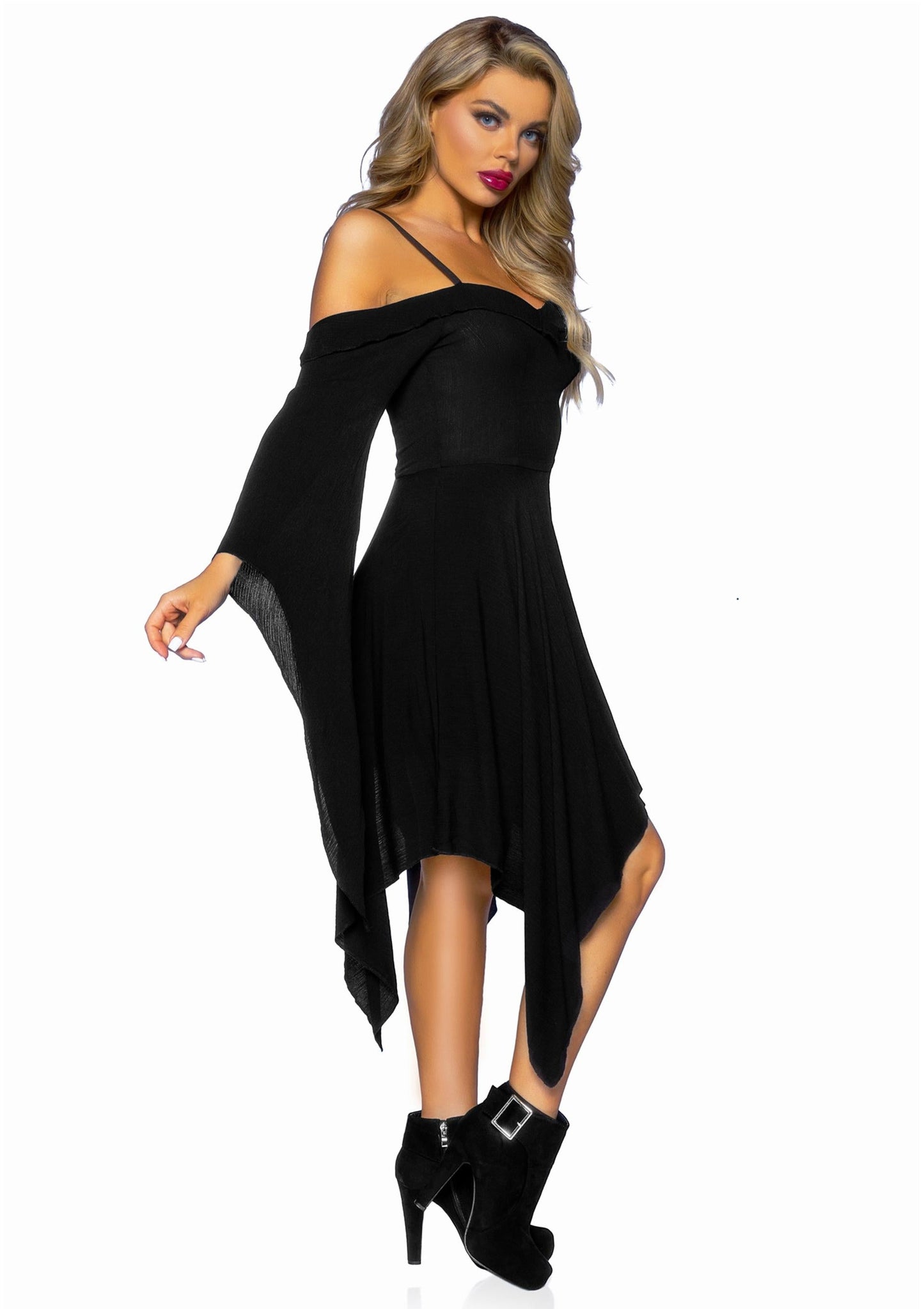 Cotton Bell Sleeved Dress