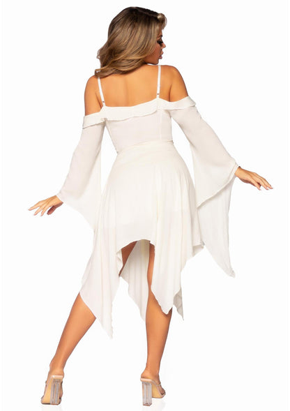 Cotton Bell Sleeved Dress