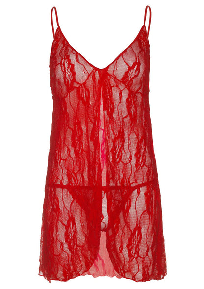 Romantic Lace Babydoll with String