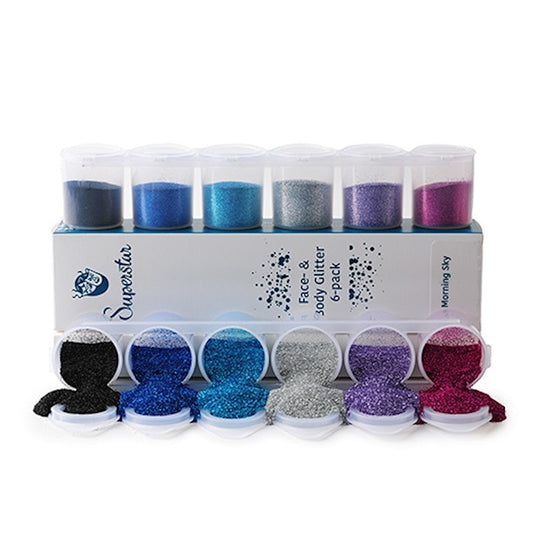 Morning Sky Glitter Mix Sixpack 90 ml.