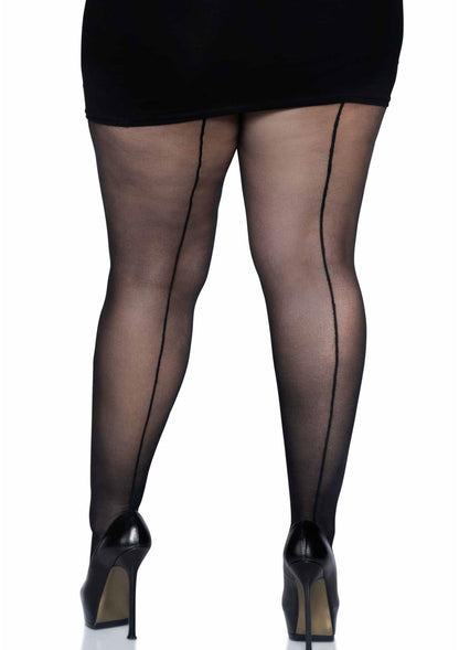 Plus Backseam Pantyhose