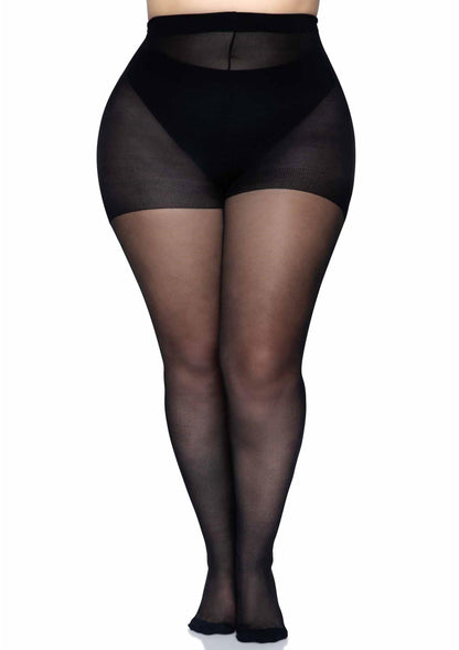 Plus Backseam Pantyhose