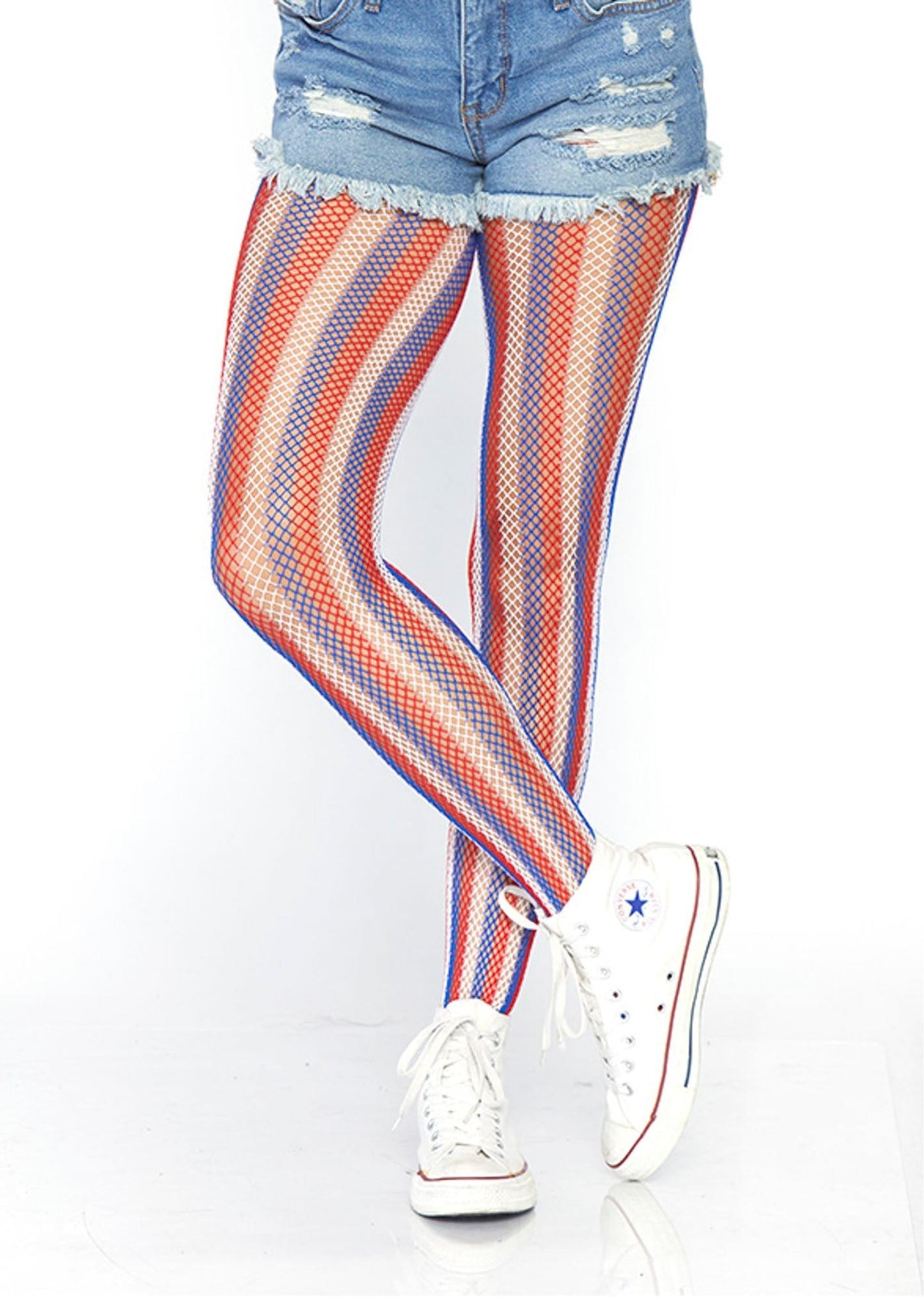Americana Striped Pantyhose