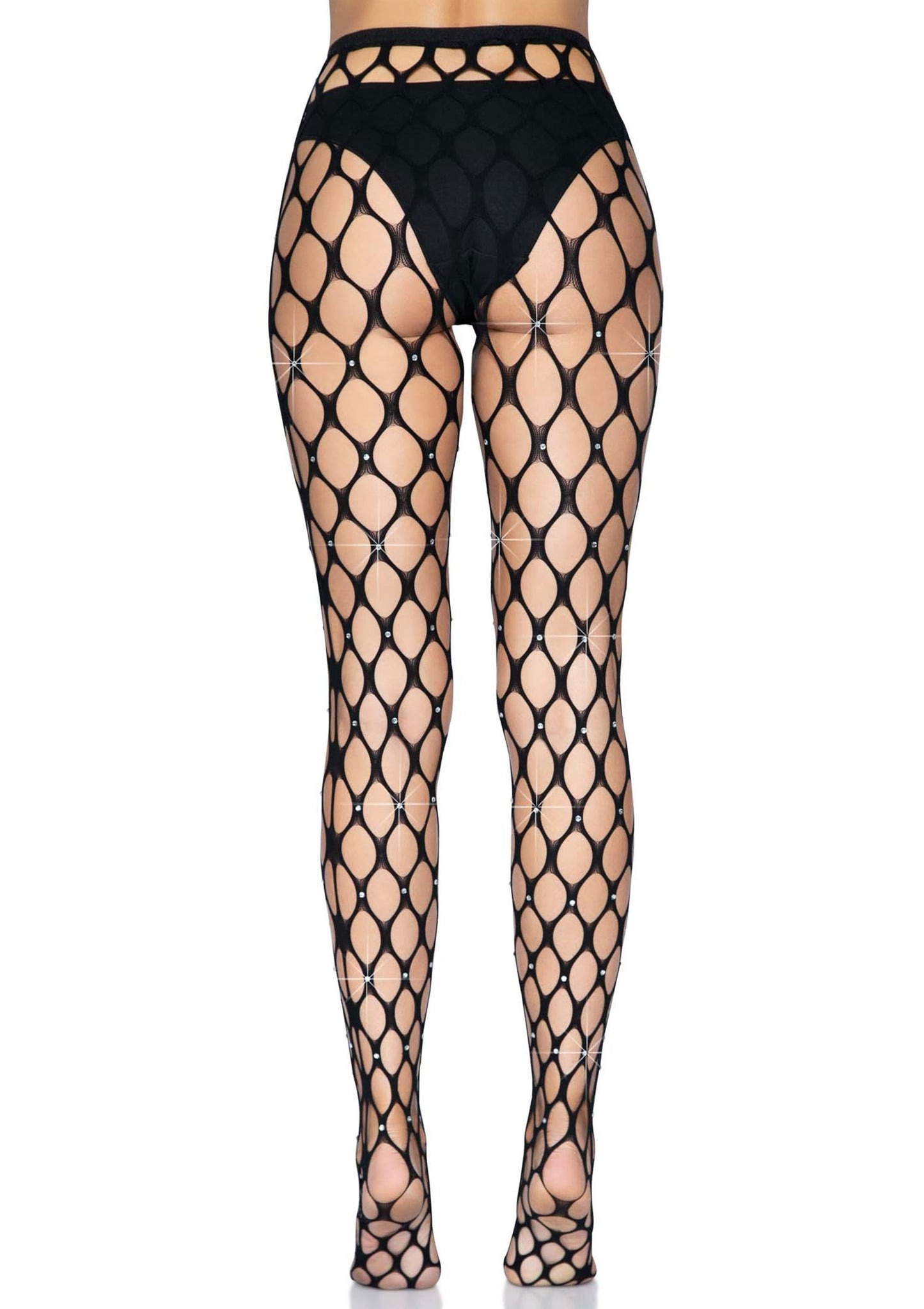 Rhinestone Jumbo Net Pantyhose