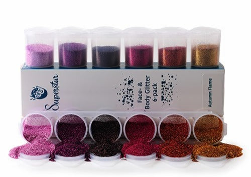 Autumn Flame Glitter Mix Sixpack 90 ml