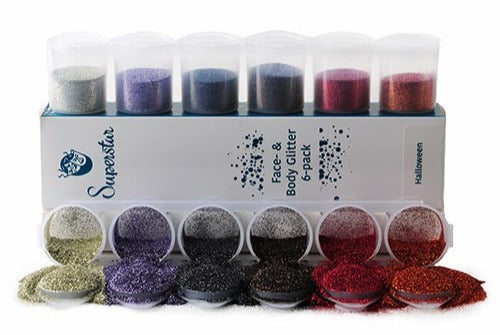 Halloween Glitter Mix Sixpack 90 ml.