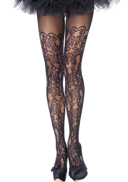 Bloemenprint Panty