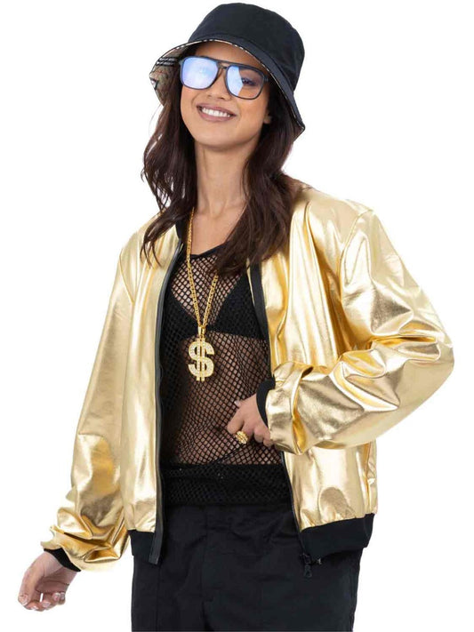 90s Gouden Bomber Jas