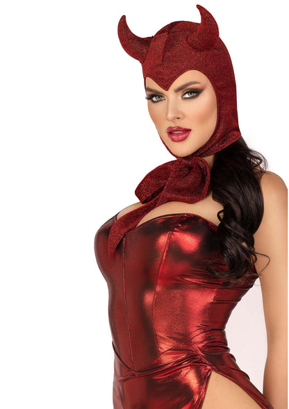 Glitter Devil Cap