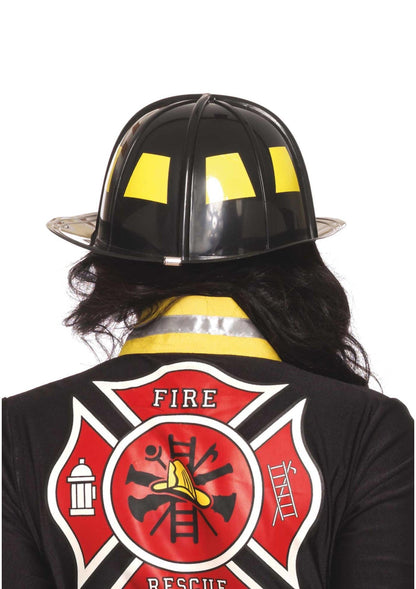 Black Fireman Hat