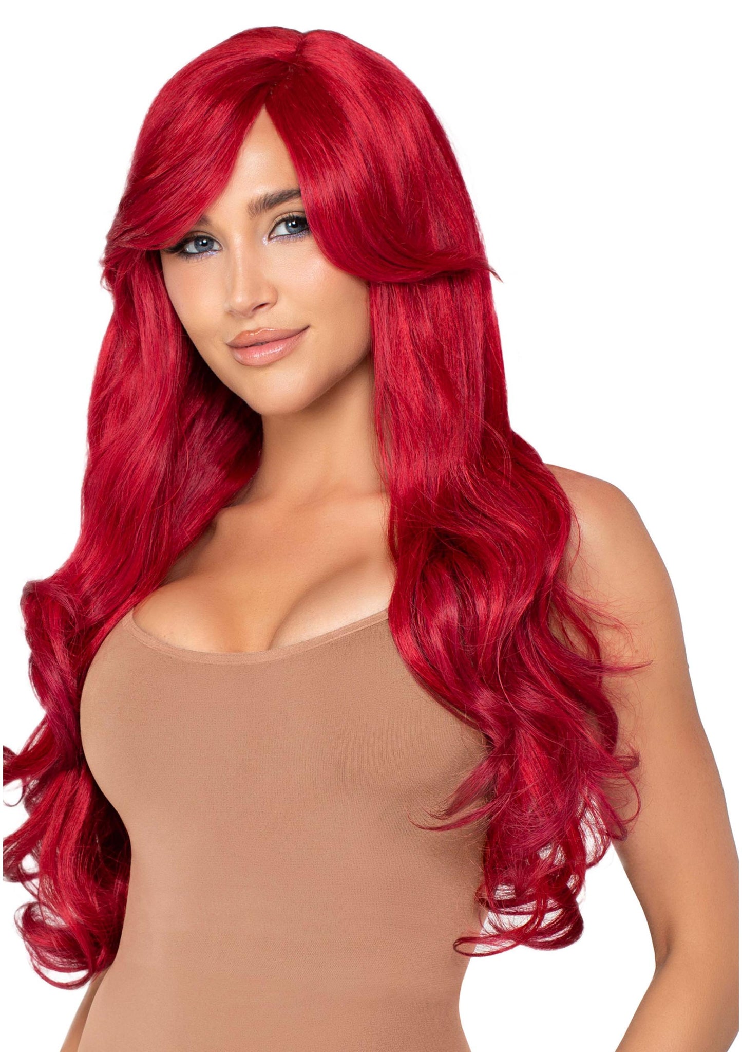 Long Wavy Wig with Bangs