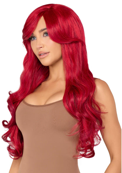 Long Wavy Wig with Bangs