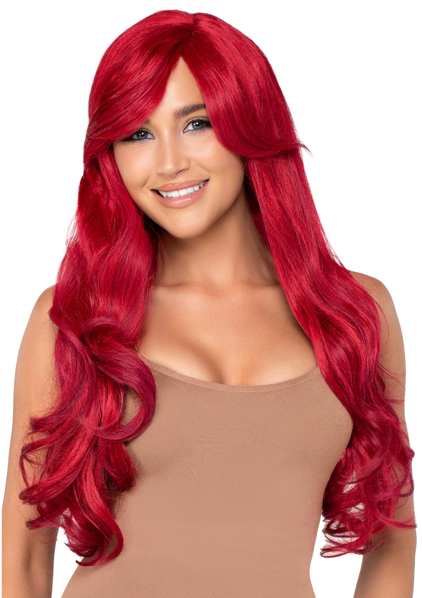 Long Wavy Wig with Bangs