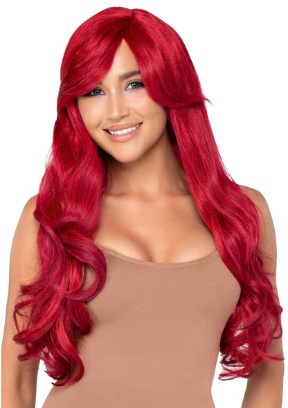 Long Wavy Wig with Bangs