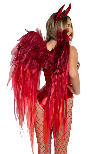 Devil Ombre Wings & Headband