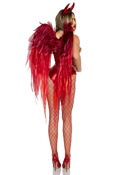 Devil Ombre Wings & Headband