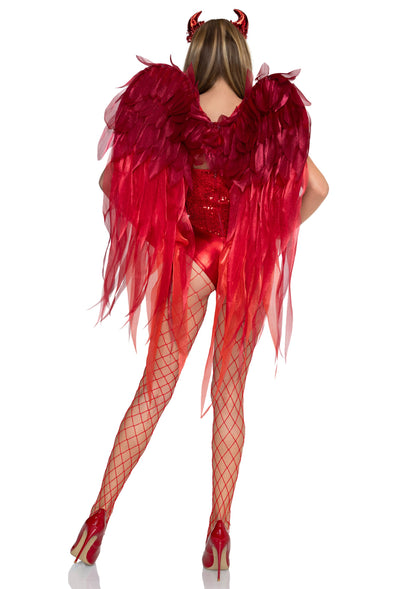 Devil Ombre Wings & Headband