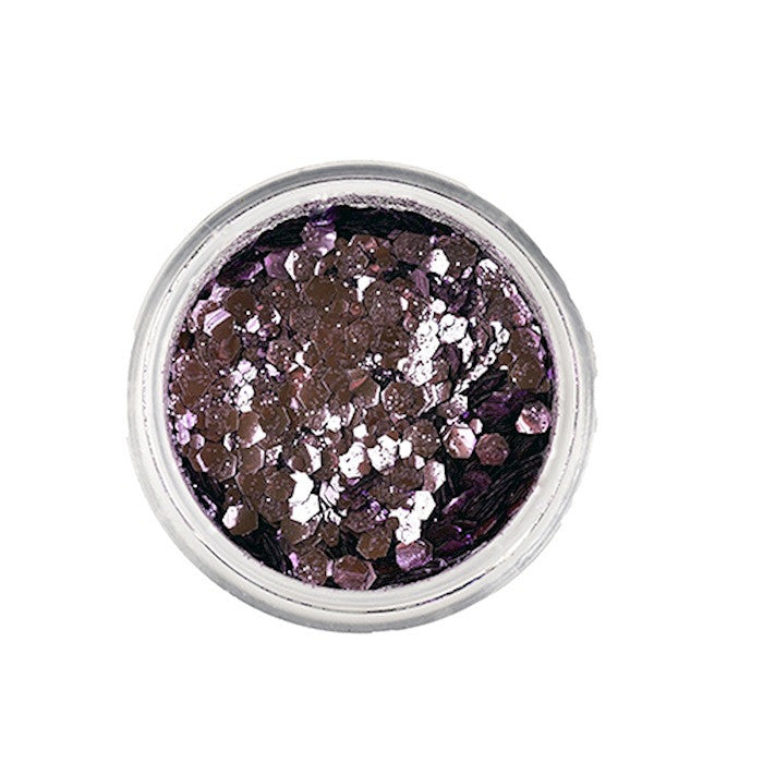 VIOLET Biodegradable Face- and Bodyglitter chunky 6 ml
