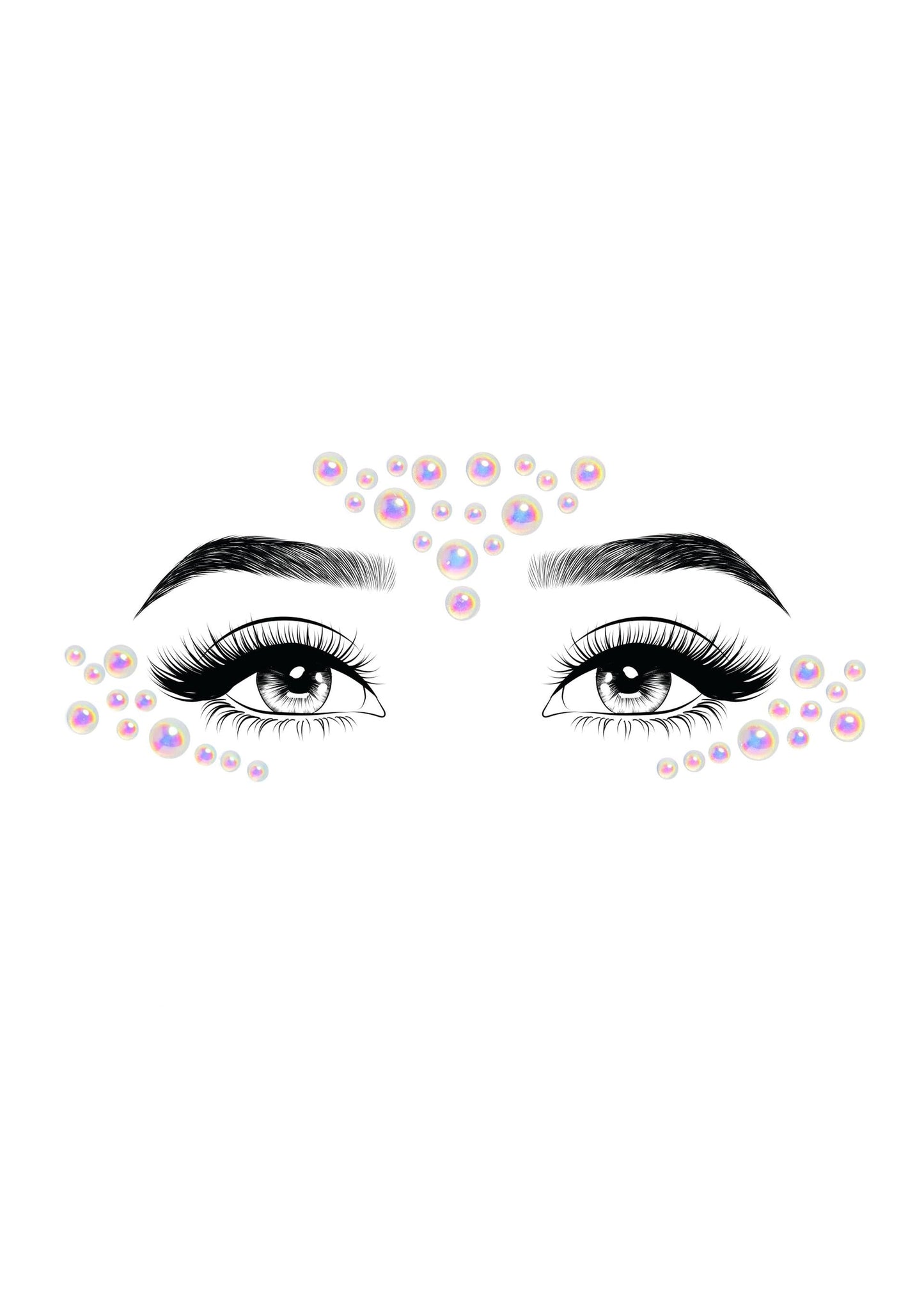Liri Face Jewels Sticker