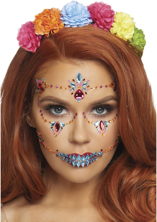 Dotd Adhesive Face Jewels Sticker
