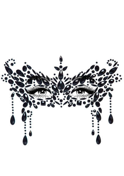 Masquerade Adhesive Face Jewels Sticker