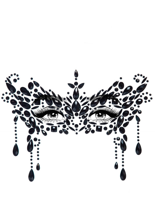 Masquerade Adhesive Face Jewels Sticker