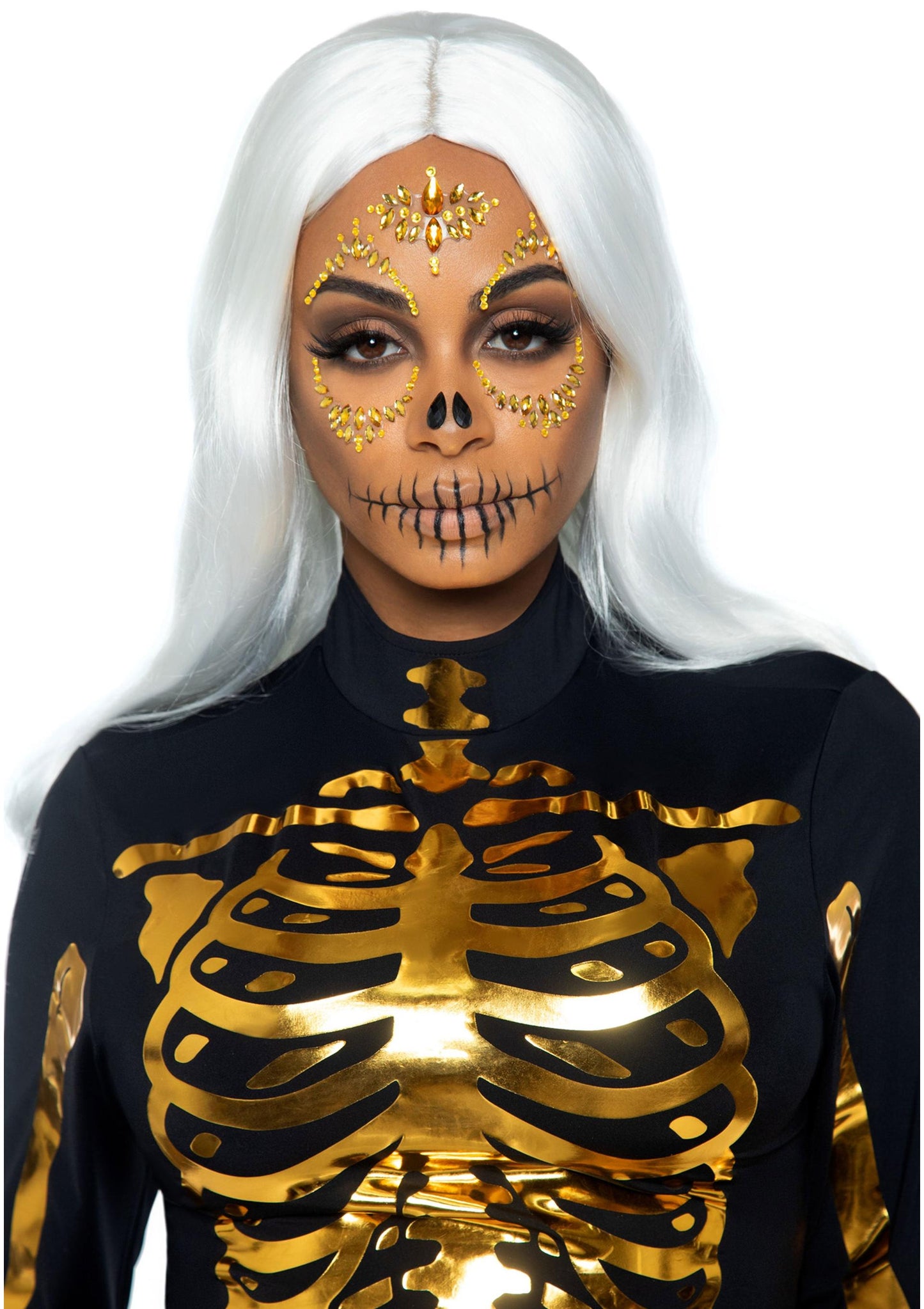 Sugar Skull Adhesive Face Jewels