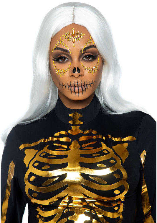 Sugar Skull Adhesive Face Jewels