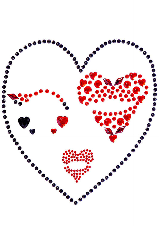 Queen Adhesive Face Jewels Sticker