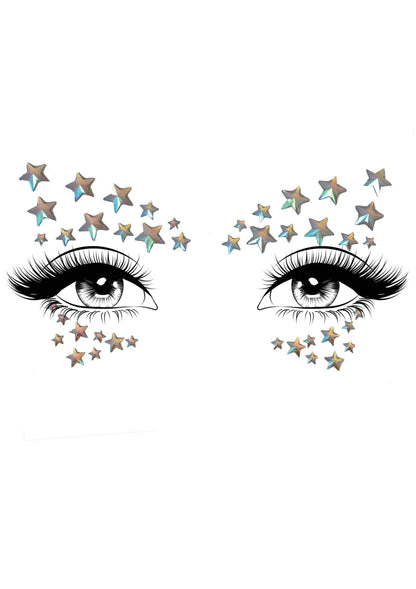 Celeste Glow In The Dark Face Jewels