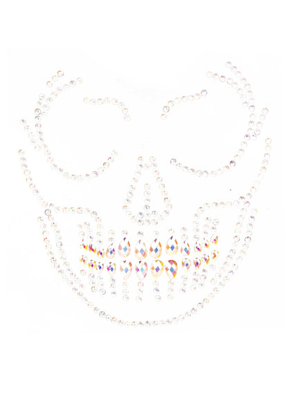 Skull Glow In The Dark Face Jewels
