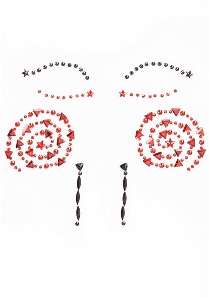 Puppet Face Jewels Sticker