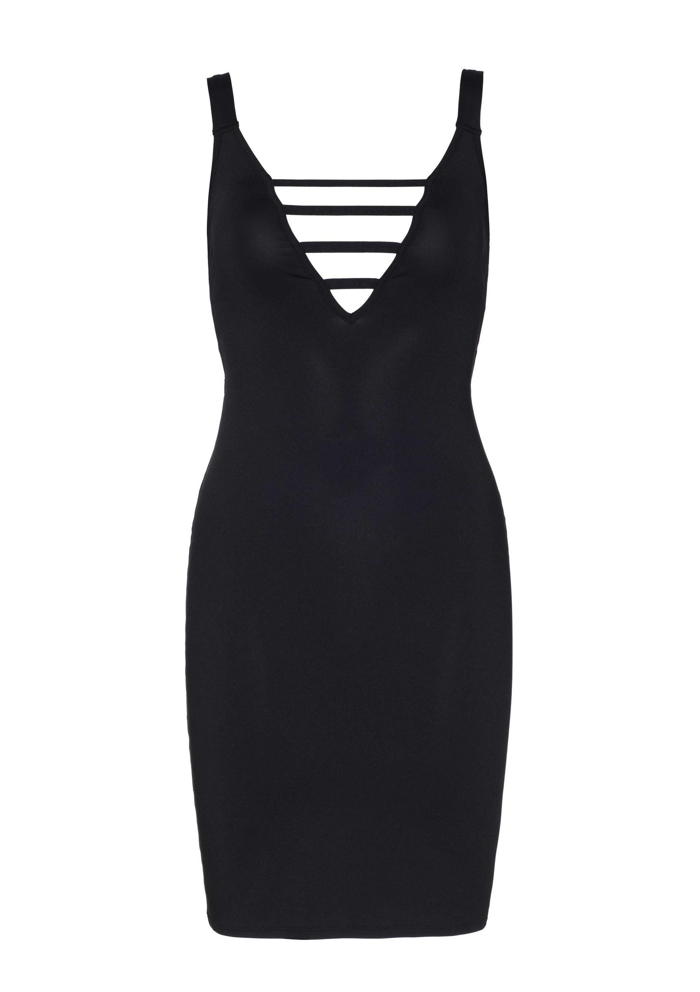 Deep-V Mini Dress