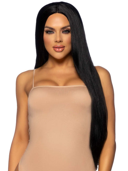 Long Straight Center Part Wig , 6 kleuren