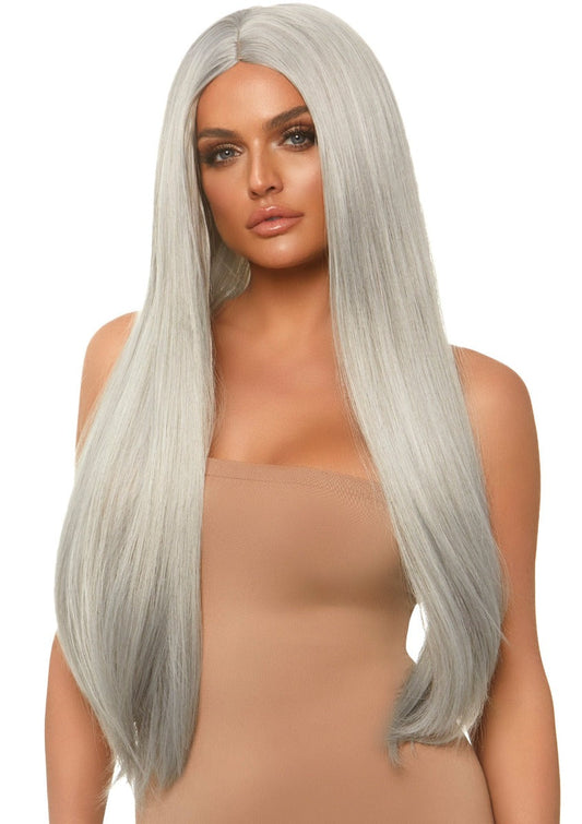 Long Straight Center Part Wig , 6 kleuren