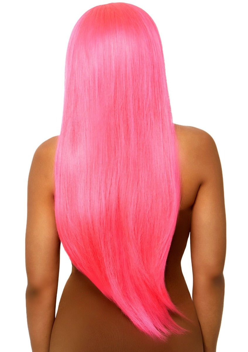 Long Straight Center Part Wig , 6 kleuren