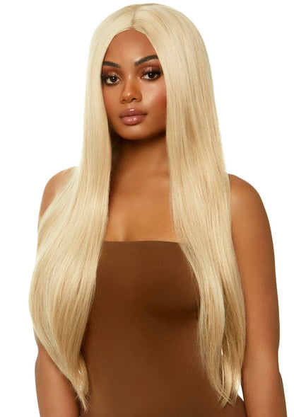 Long Straight Center Part Wig , 6 kleuren