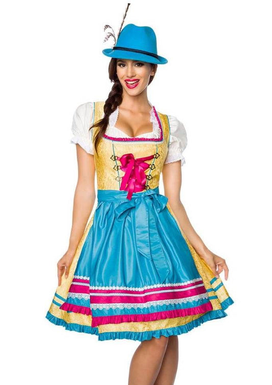 Gele Dirndl Jurk