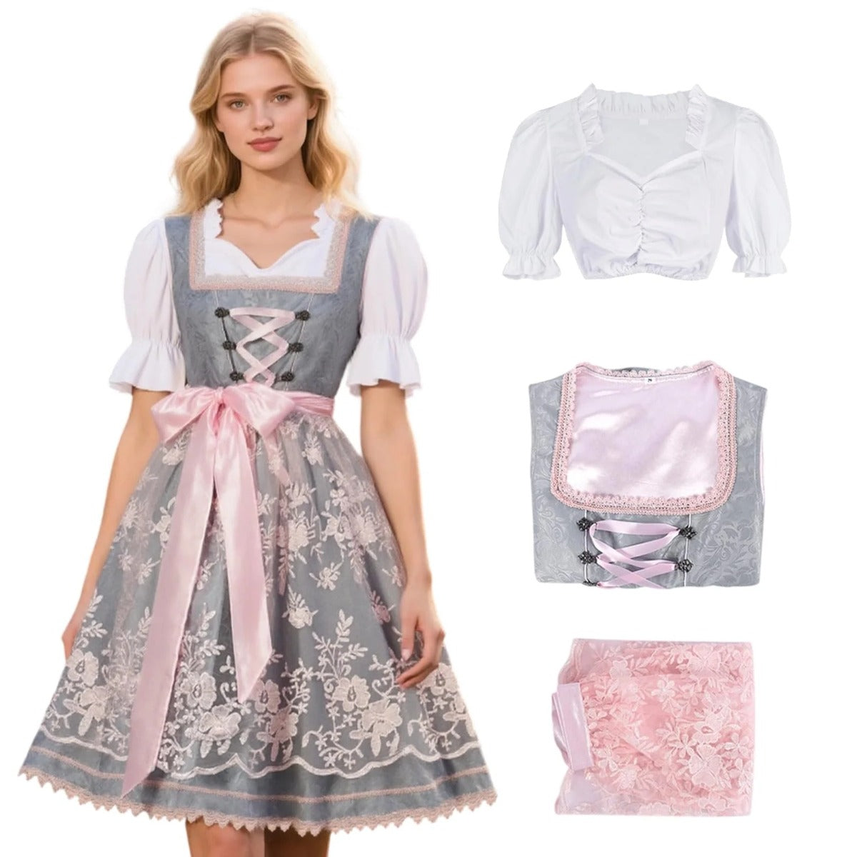 Dirndl Anneliese 3 delig