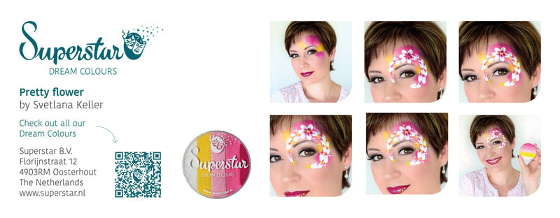 Aqua Face- and Bodypaint palette 12 colours FAIRY TALES & ANIMALS