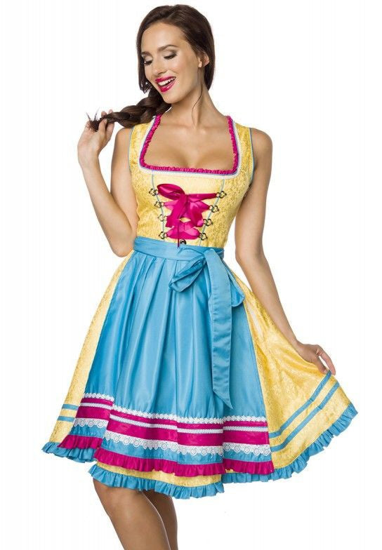 Gele Dirndl Jurk