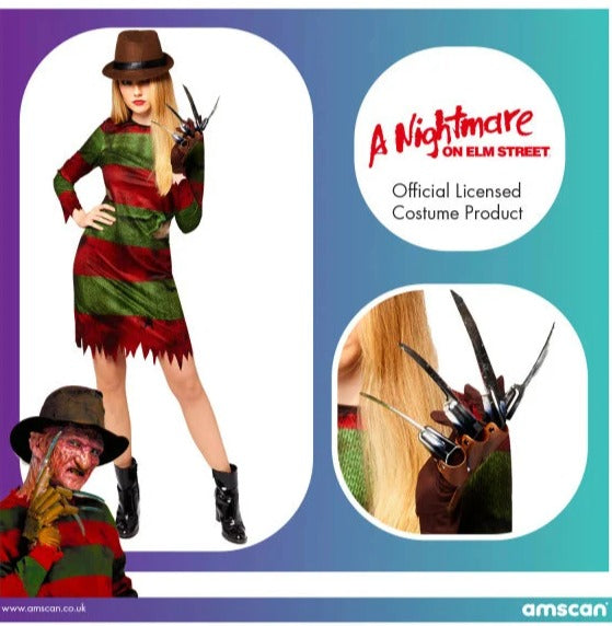 Freddy Krueger Dames Kostuum