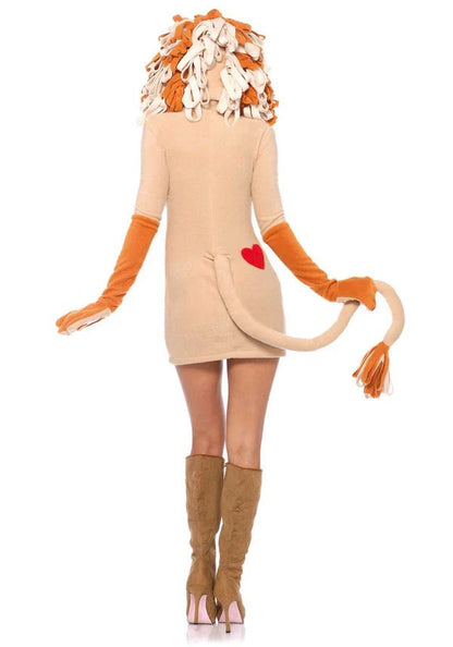 Cozy Lion Hooded Dress