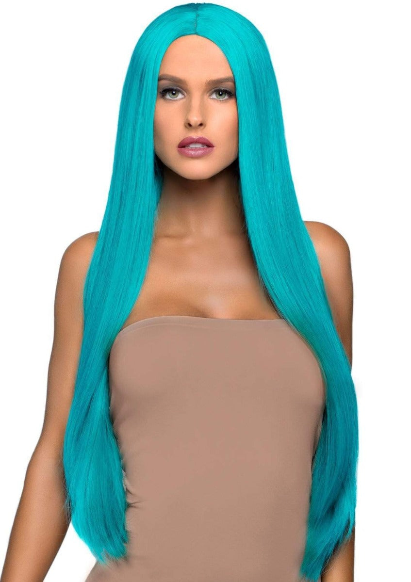 Long Straight Center Part Wig , 6 kleuren