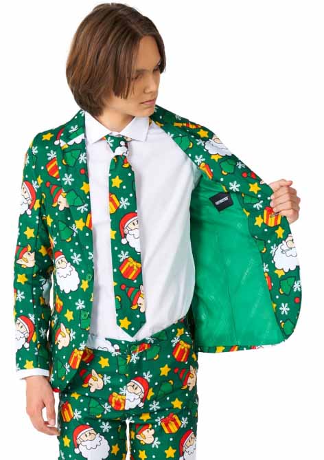 Kerstpak Jongens Groen