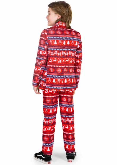 Kerstpak Jongens Rood
